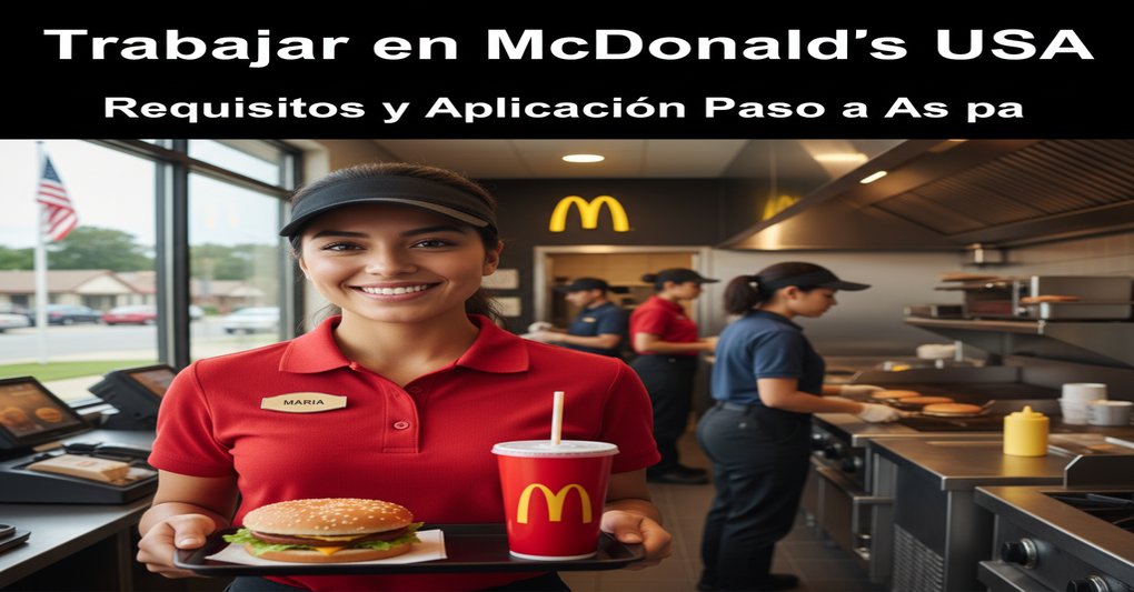 Trabajar en McDonald's USA: Requisitos y Aplicación Paso a Paso