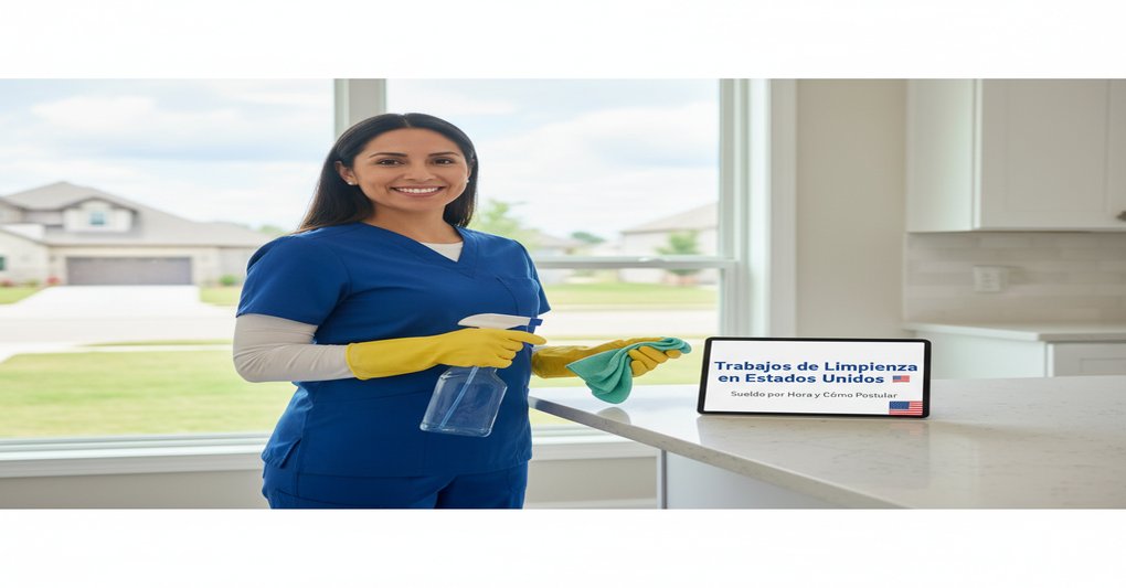 Trabajos de Limpieza en Estados Unidos: Sueldo por Hora y Cómo Postular