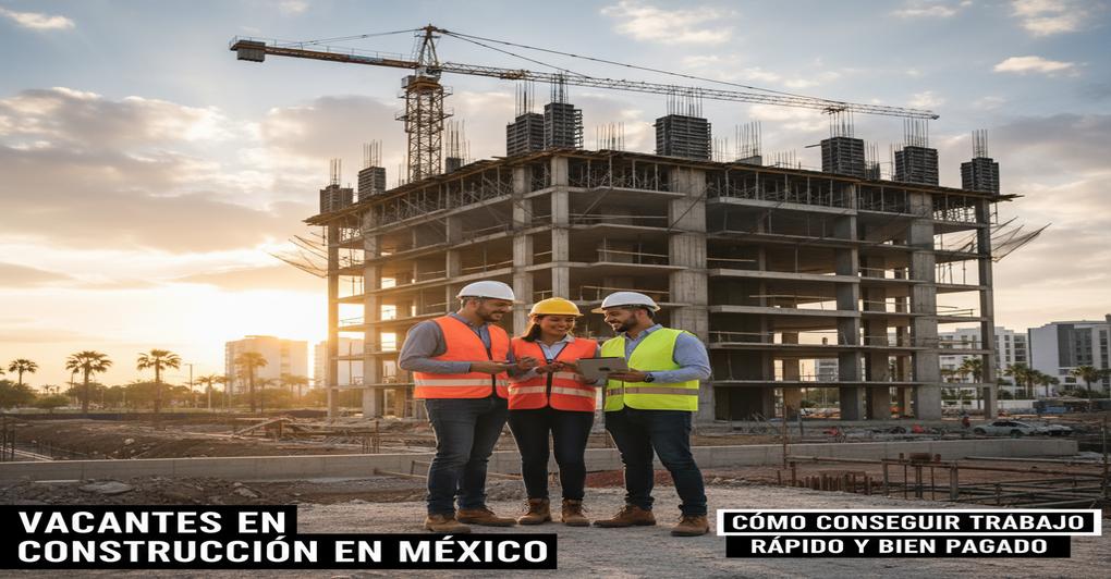 Vacantes en Construcción en México: Cómo Conseguir Trabajo Rápido y Bien Pagado